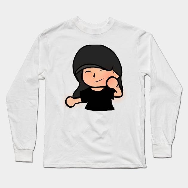 Girl Long Sleeve T-Shirt by HelpfulAngelAngel